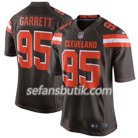Cleveland Browns Tröjor Myles Garrett 95 Nike Brun - Herr Cleveland Browns Tröjor Myles Garrett 95 Nike Brun - Herr